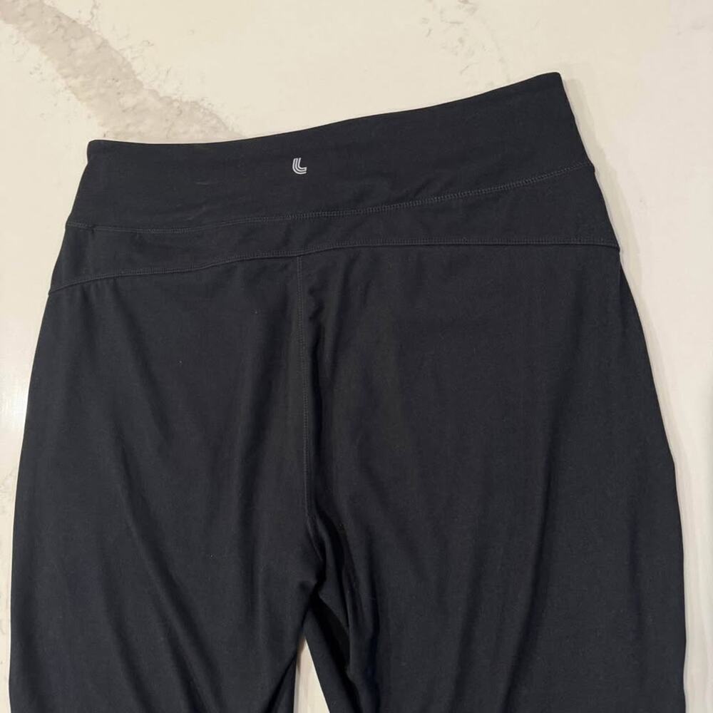 Lole High Rise Knit Jogger Sweatpants Women's Medium Black Drawstring Pockets - Picture 7 of 7